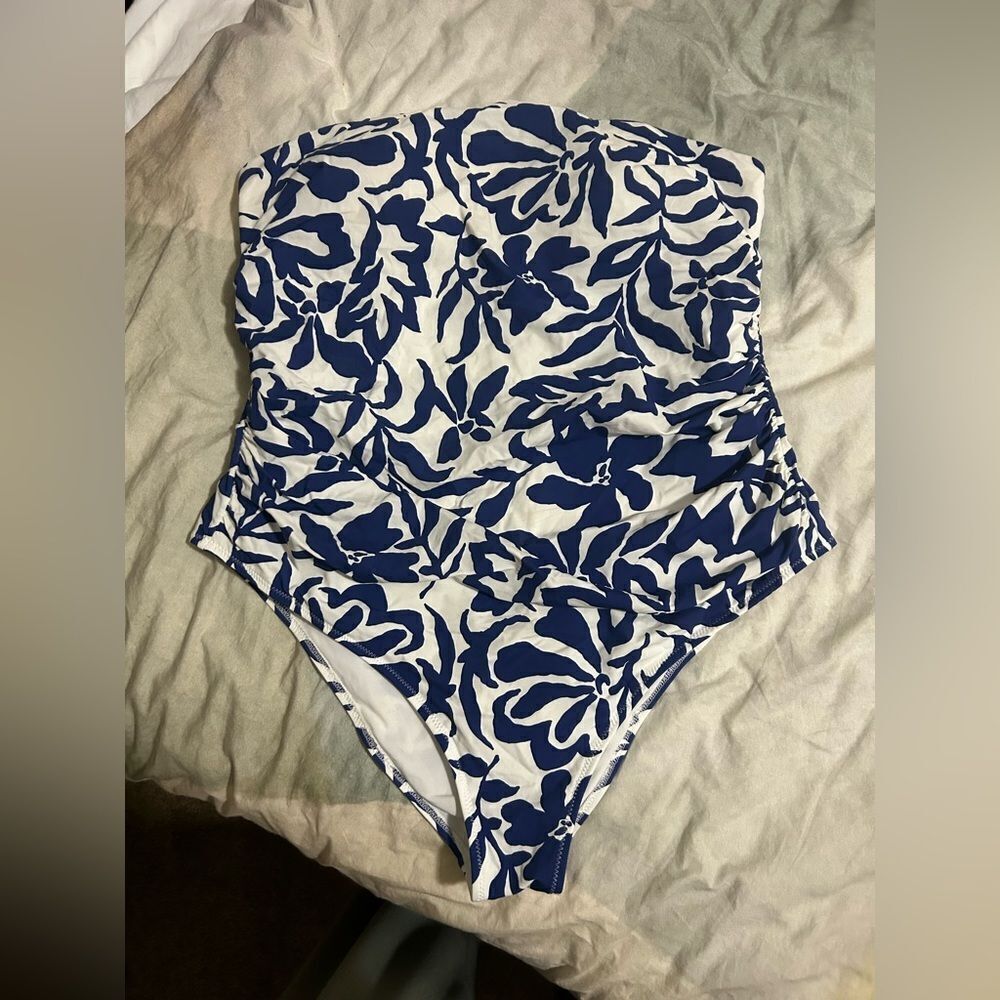 Hanky Panky Women's One Piece in Blue and White Floral